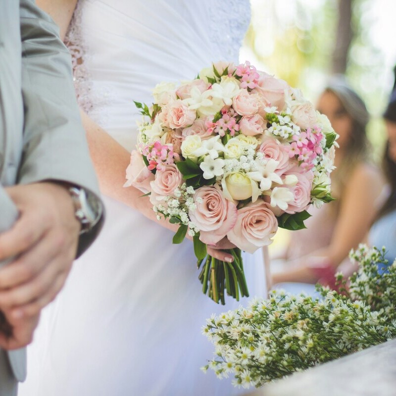 bouquets de fleurs de mariée
